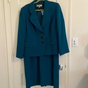 Kasper Jacket 16W Dress 14W Blue